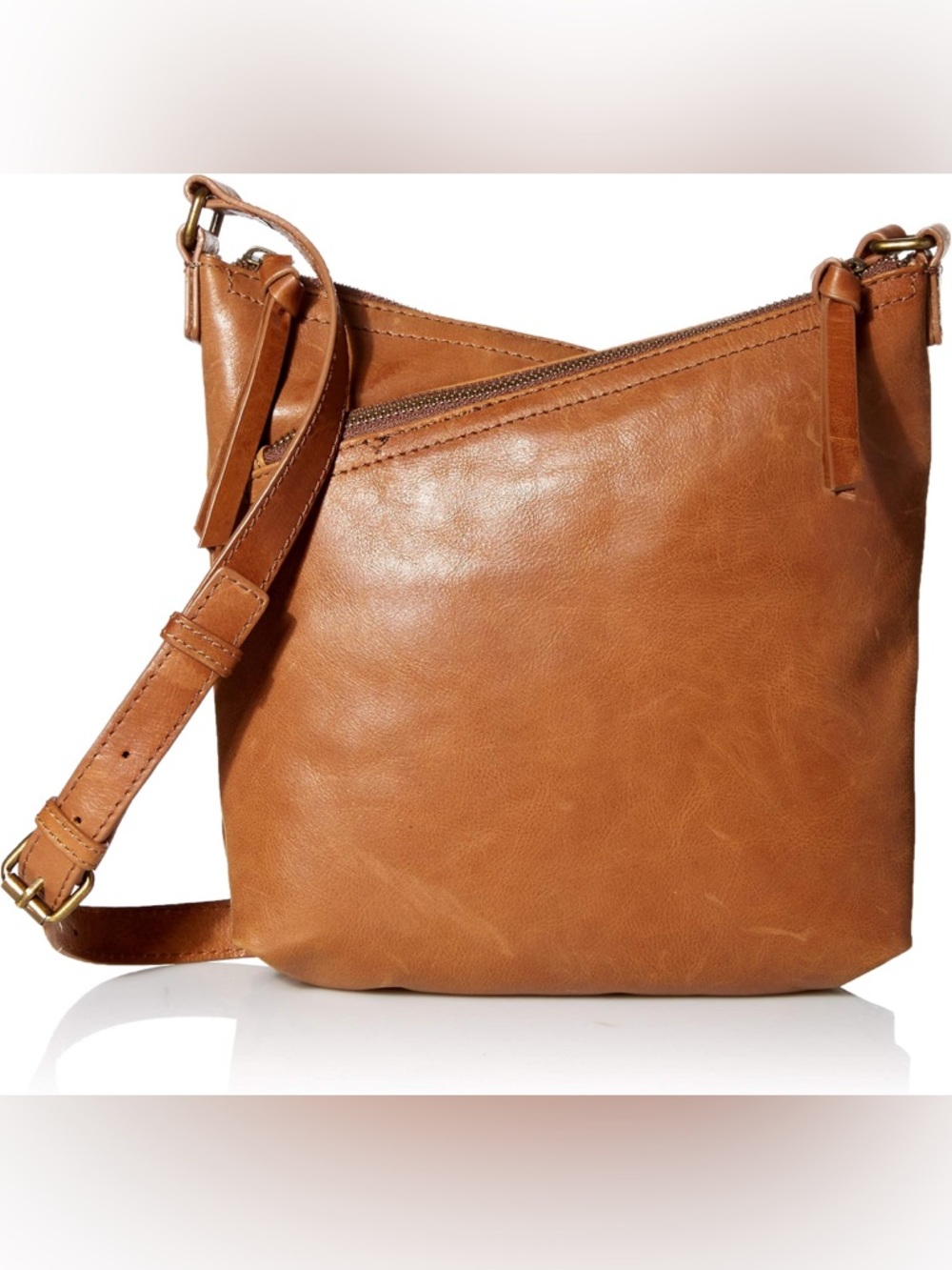 Y2K Lucky Mia Crossbody Classic Tan Leather - Women